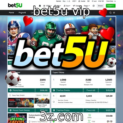 bet5u vip : Crescimento do mercado de apostas online em destaque